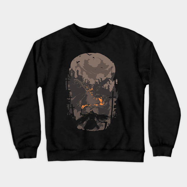 Blood Encounter Crewneck Sweatshirt by gl1tch